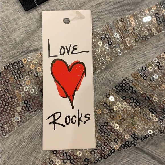 Gray and bling women’s shirt - Picture 3 of 3